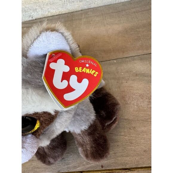 Super Cute! Ty‎ Beanie Baby Bandit The Raccoon 6" - Picture 6 of 11